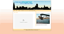 Desktop Screenshot of chicagoprompter.com